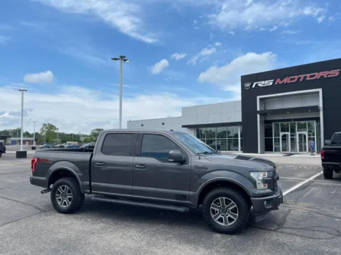 Gray 2017 Ford F-150 Lariat SuperCrew 6.5-ft. Bed 4WD for sale in Indianapolis, IN