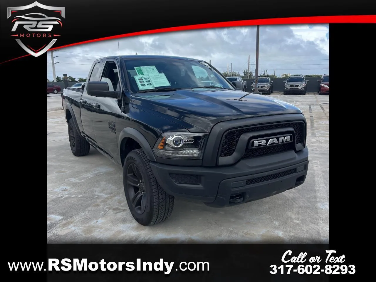 Black 2022 RAM 1500 SLT Quad Cab 4WD for sale in Indianapolis, IN