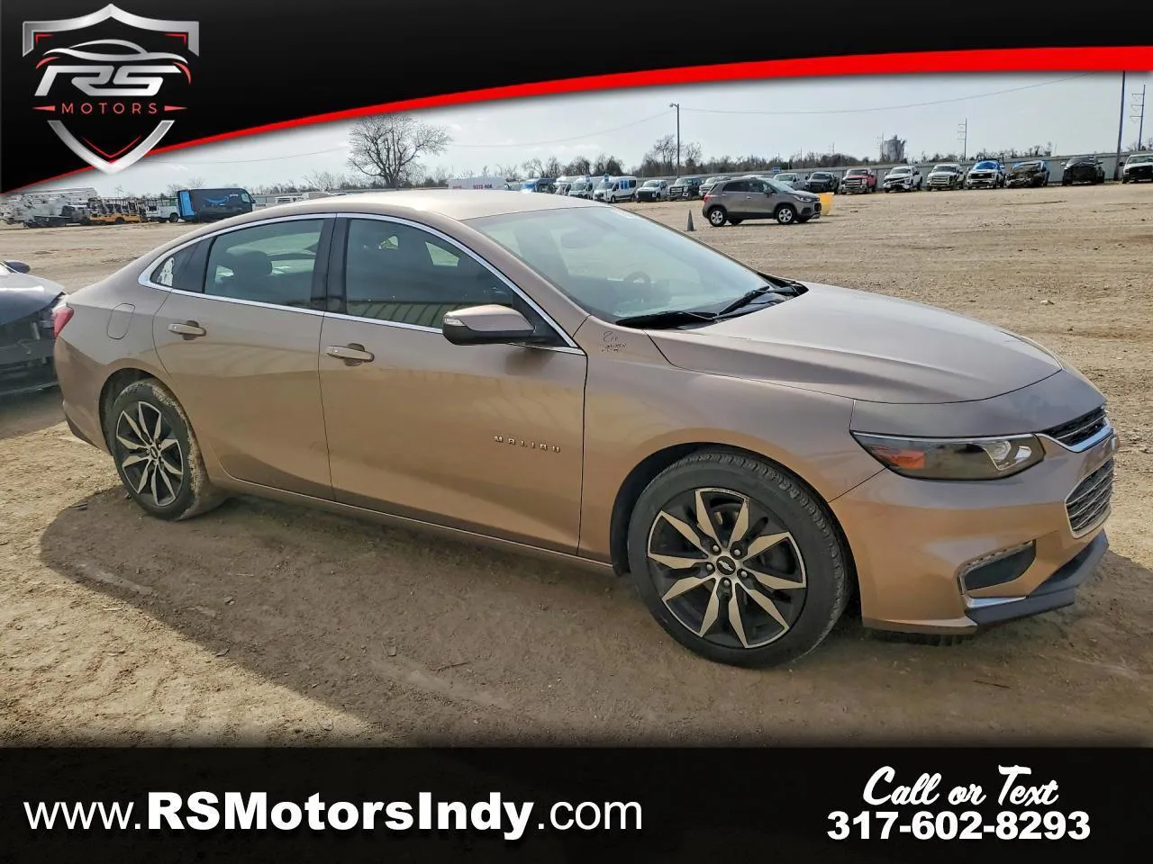 Beige 2018 Chevrolet Malibu LT for sale in Indianapolis, IN