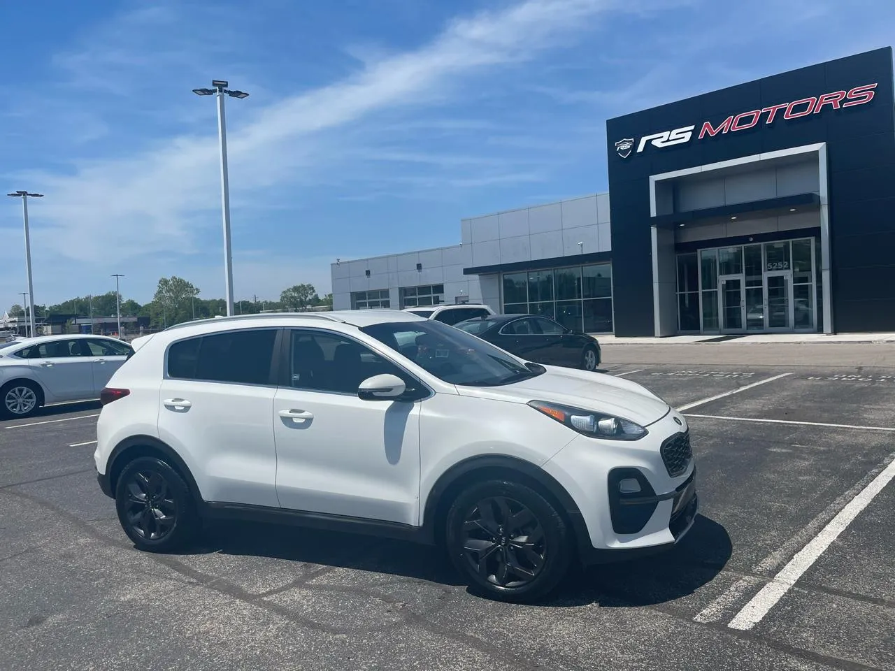 White 2020 Kia Sportage S FWD for sale in Indianapolis, IN