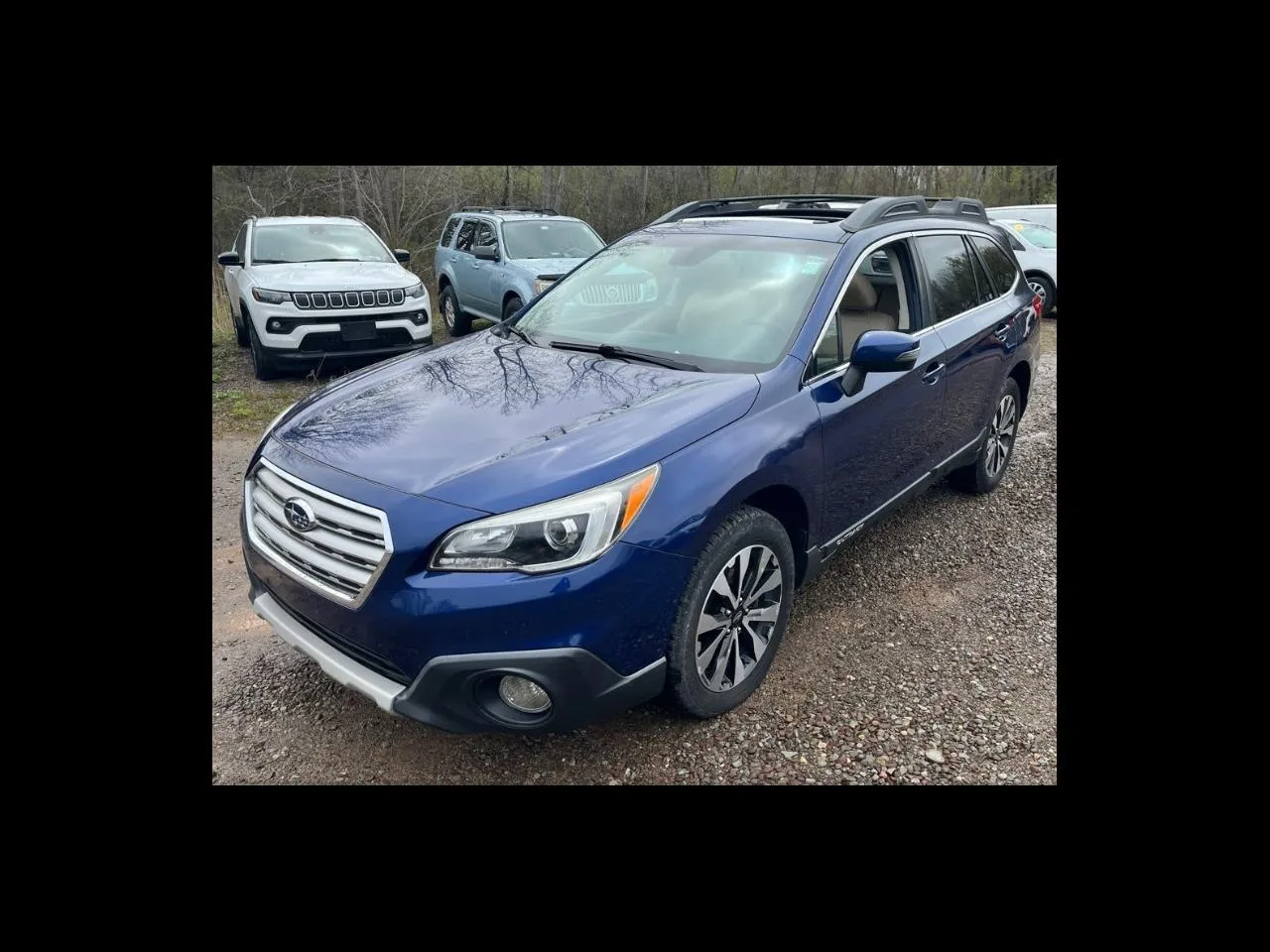 Blue 2017 Subaru Outback 3.6R Limited for sale in Indianapolis, IN