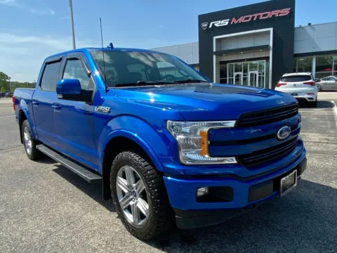Blue 2018 Ford F-150 XLT SuperCrew 5.5-ft. Bed 4WD for sale in Indianapolis, IN