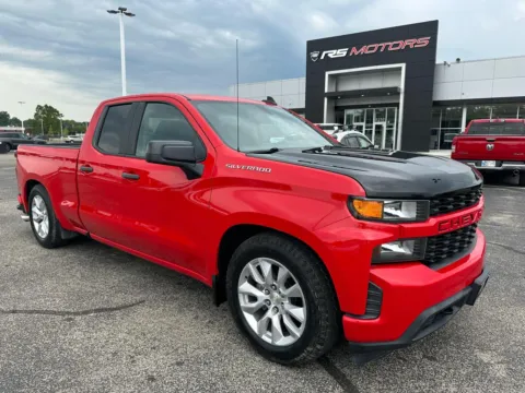 Red 2019 Chevrolet Silverado 1500 Custom Double Cab 4WD for sale in Indianapolis, IN