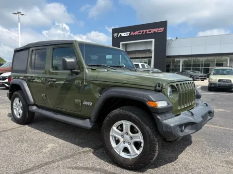 Green 2021 Jeep Wrangler Unlimited Sport for sale in Indianapolis, IN