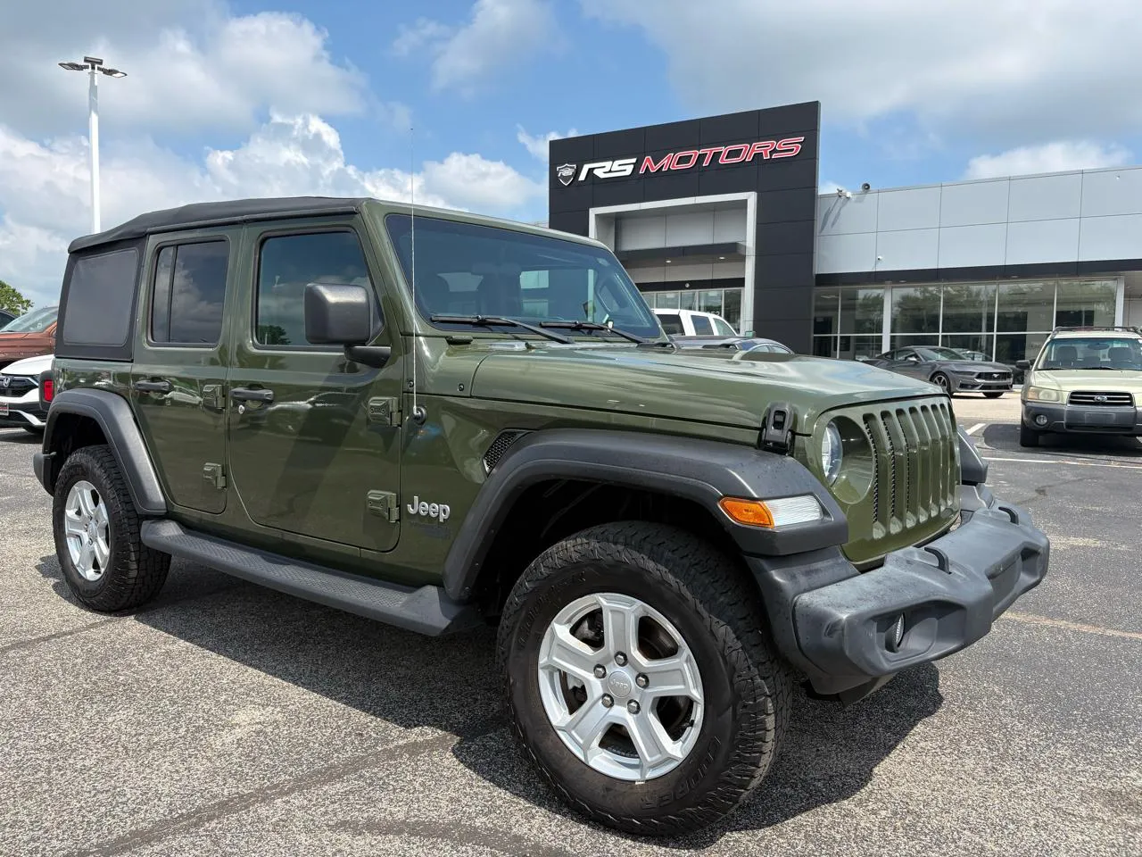 Green 2021 Jeep Wrangler Unlimited Sport for sale in Indianapolis, IN