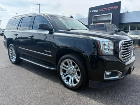 Black 2017 GMC Yukon SLT 4WD for sale in Indianapolis, IN