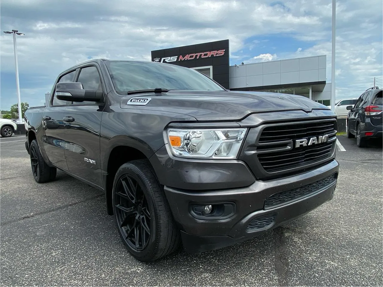 Gray 2019 RAM 1500 Big Horn Crew Cab SWB 2WD for sale in Indianapolis, IN