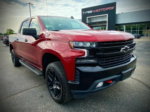 Red 2021 Chevrolet Silverado 1500 LT Trail Boss Crew Cab 4WD for sale in Indianapolis, IN