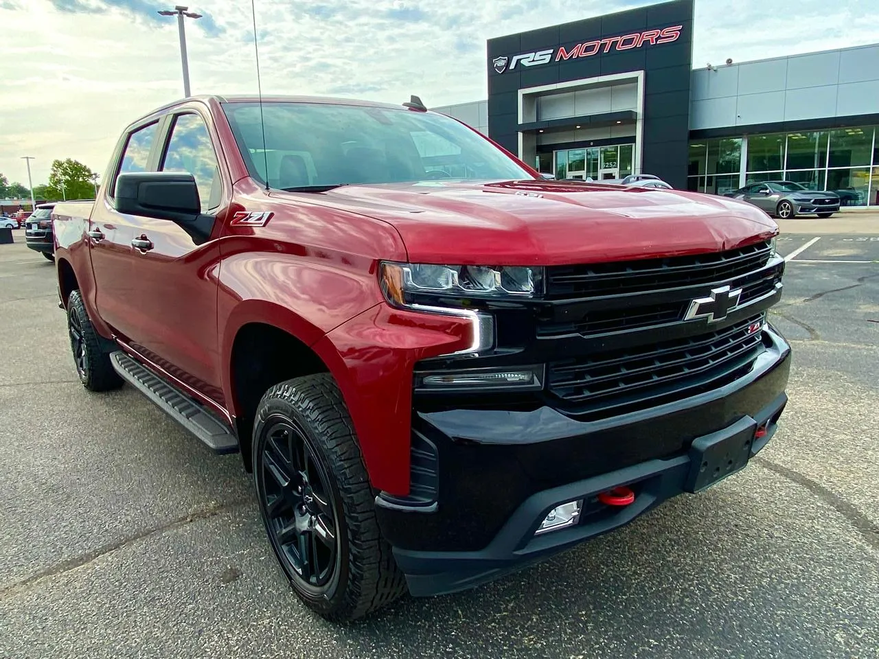 Red 2021 Chevrolet Silverado 1500 LT Trail Boss Crew Cab 4WD for sale in Indianapolis, IN
