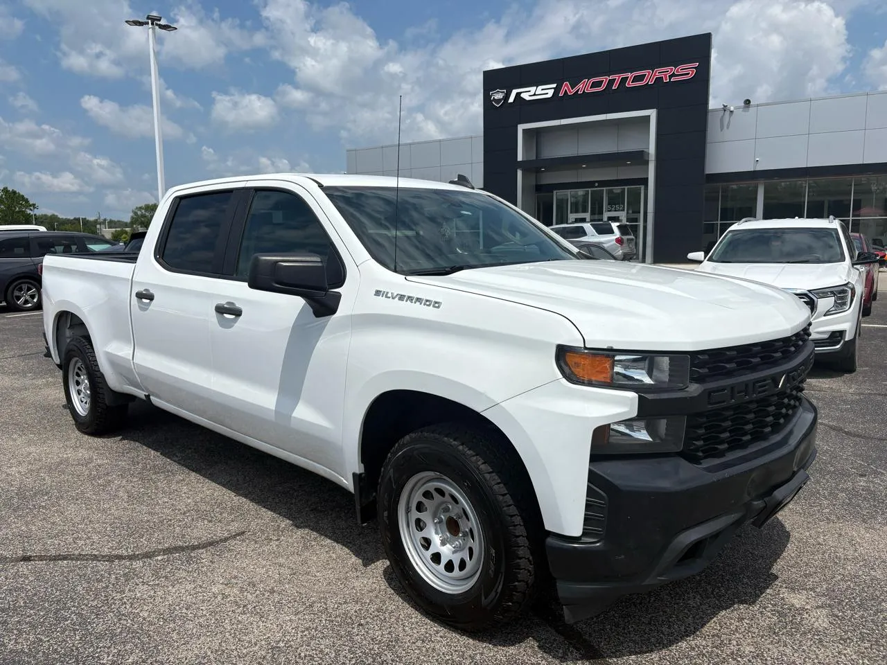 White 2019 Chevrolet Silverado 1500 Work Truck Crew Cab Long Box 2WD for sale in Indianapolis, IN