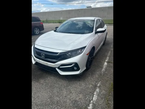 White 2021 Honda Civic Sport Hatchback 6M for sale in Indianapolis, IN