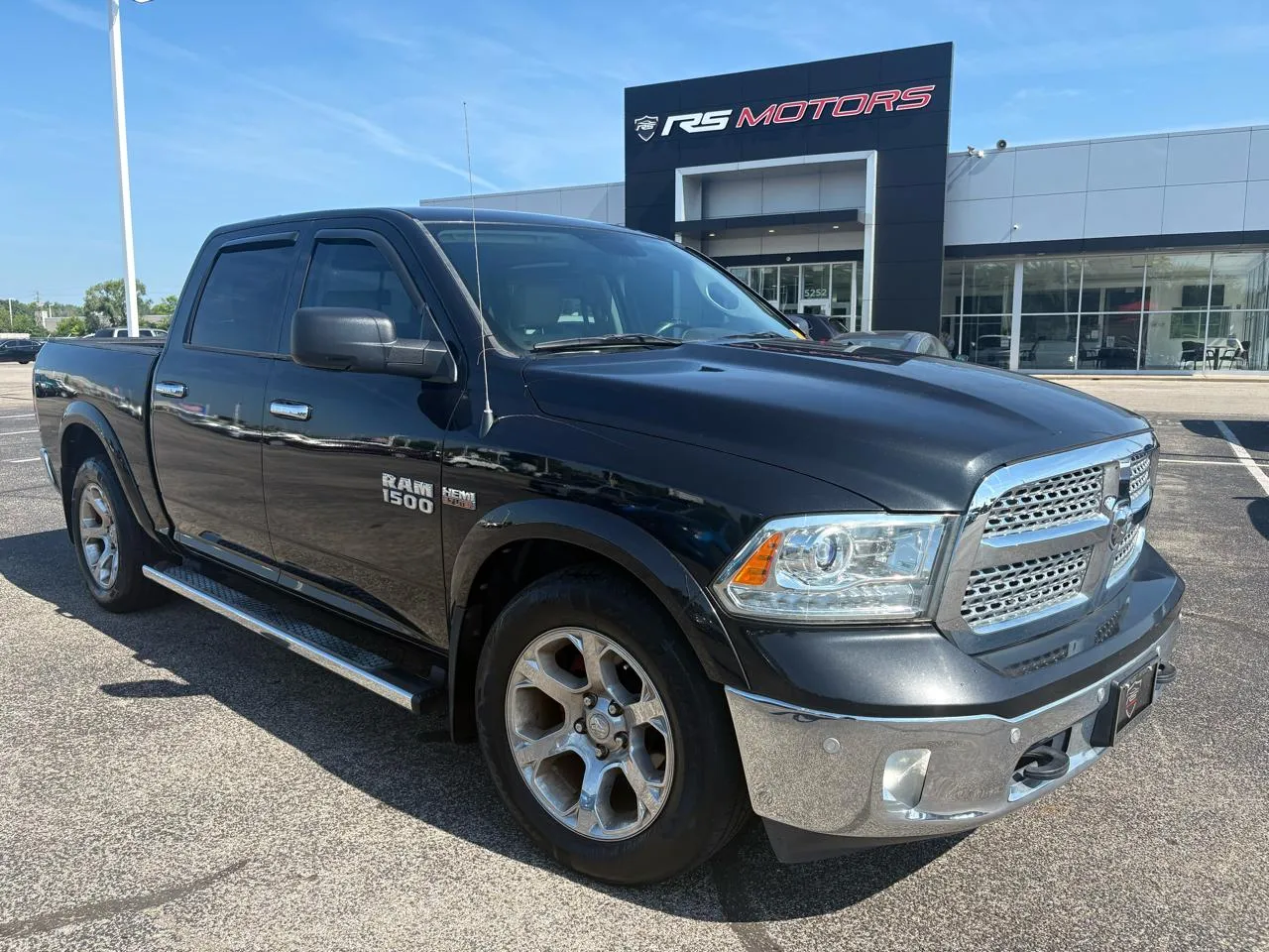 Black 2017 RAM 1500 Laramie Crew Cab SWB 2WD for sale in Indianapolis, IN