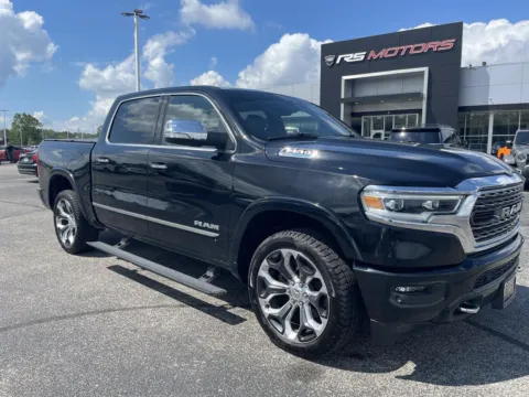 Black 2021 RAM 1500 Limited Crew Cab SWB 4WD for sale in Indianapolis, IN