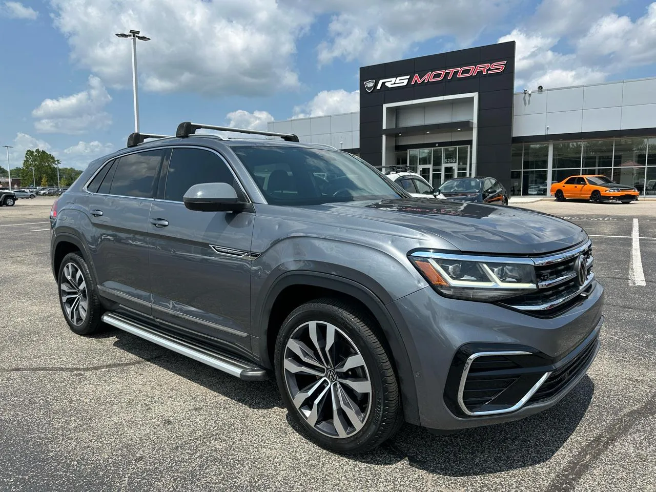 Gray 2020 Volkswagen Atlas Cross Sport V6 SEL Premium R-Line 4MOTION for sale in Indianapolis, IN