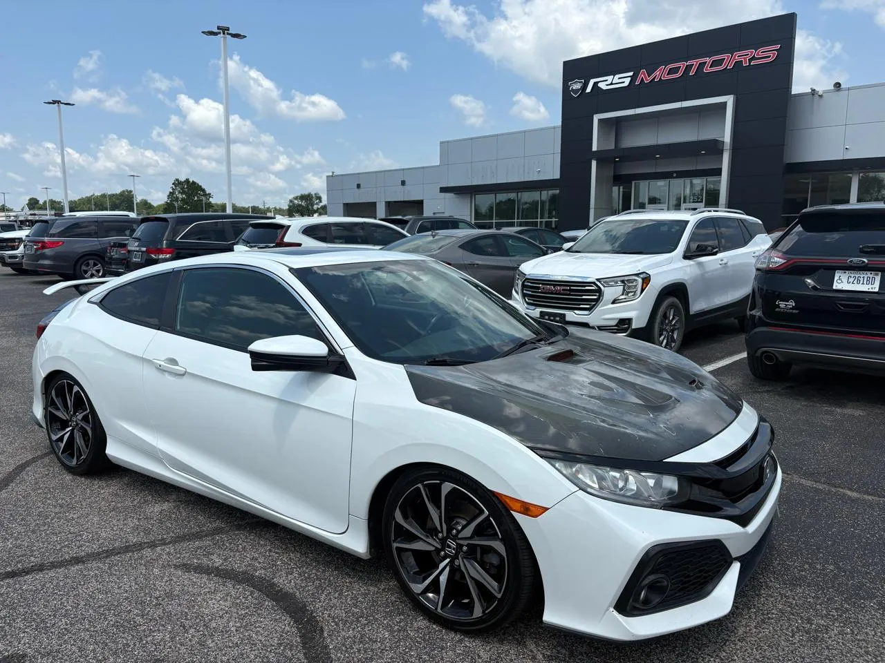 White 2019 Honda Civic Si Sedan for sale in Indianapolis, IN