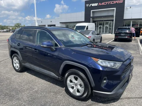 Blue 2021 Toyota RAV4 XLE AWD for sale in Indianapolis, IN