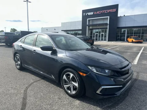 Blue 2019 Honda Civic LX Honda Sensing Sedan CVT for sale in Indianapolis, IN