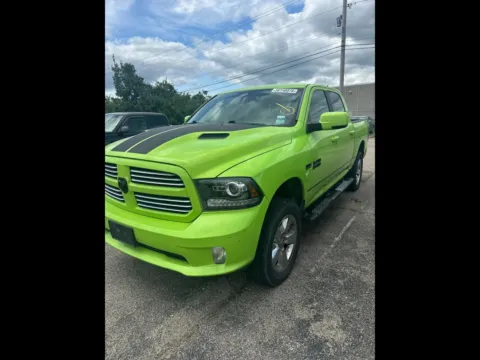 Green 2017 RAM 1500 Sport Crew Cab SWB 4WD for sale in Indianapolis, IN