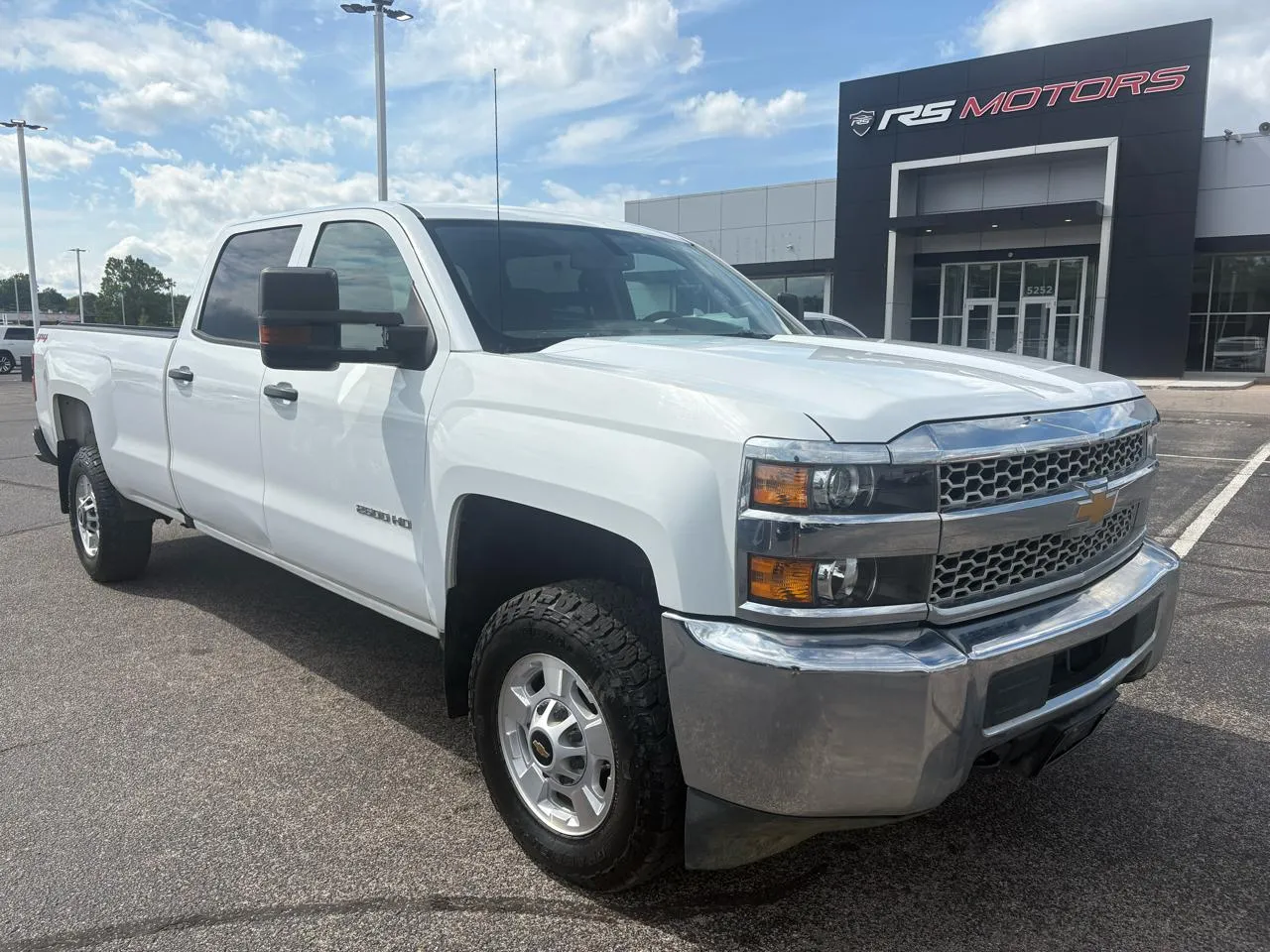 White 2019 Chevrolet Silverado 2500HD Work Truck Crew Cab Long Box 4WD for sale in Indianapolis, IN