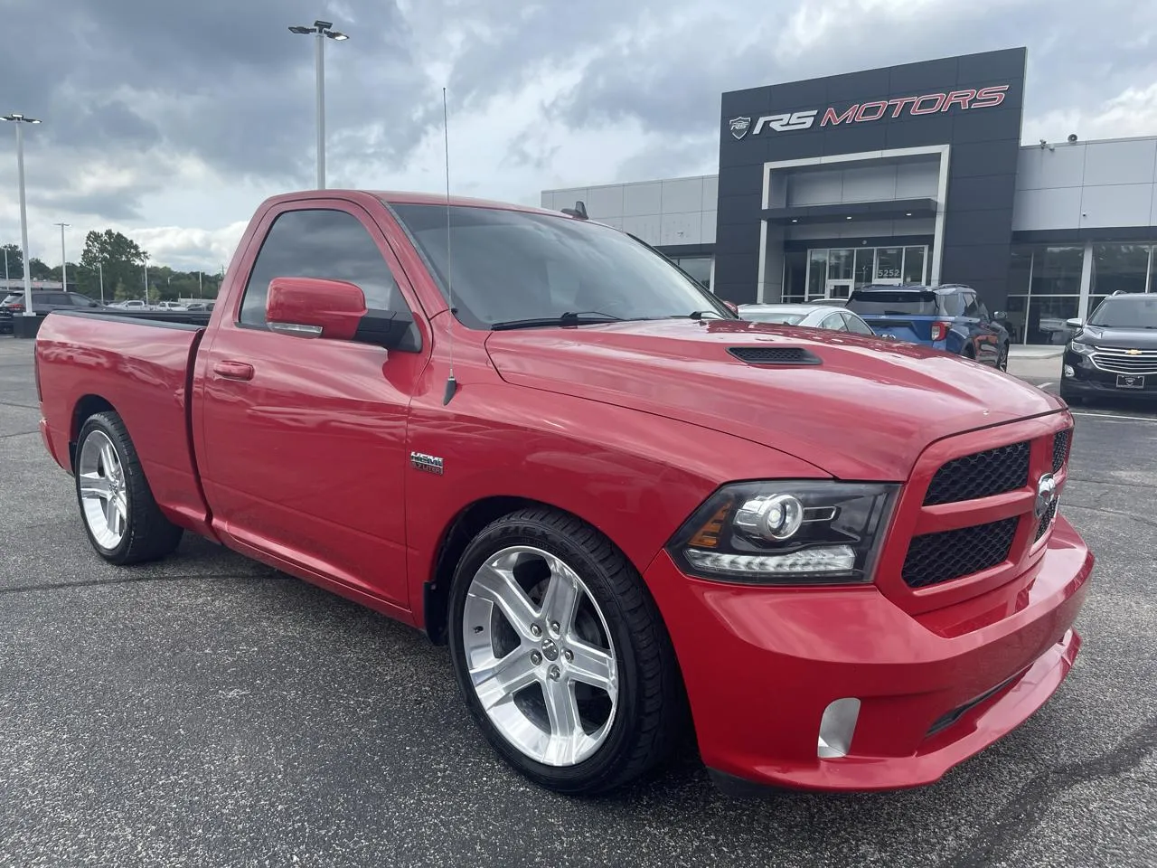 Red 2017 RAM 1500 SPORT SWB 2WD for sale in Indianapolis, IN