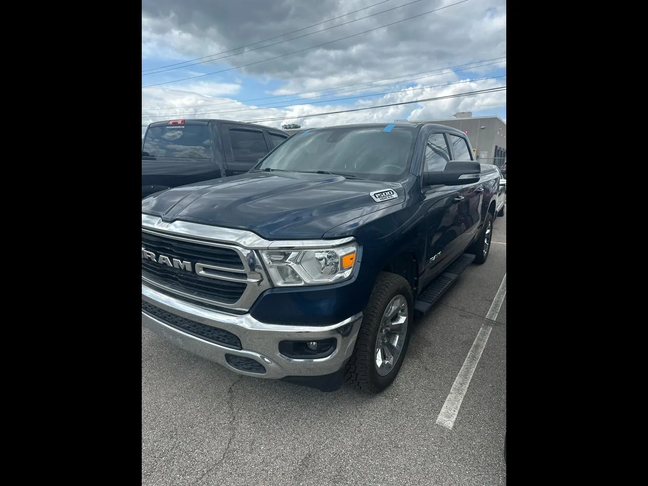 Blue 2021 RAM 1500 Big Horn Crew Cab SWB 2WD for sale in Indianapolis, IN