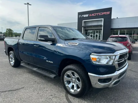 Blue 2021 RAM 1500 Big Horn Crew Cab SWB 2WD for sale in Indianapolis, IN