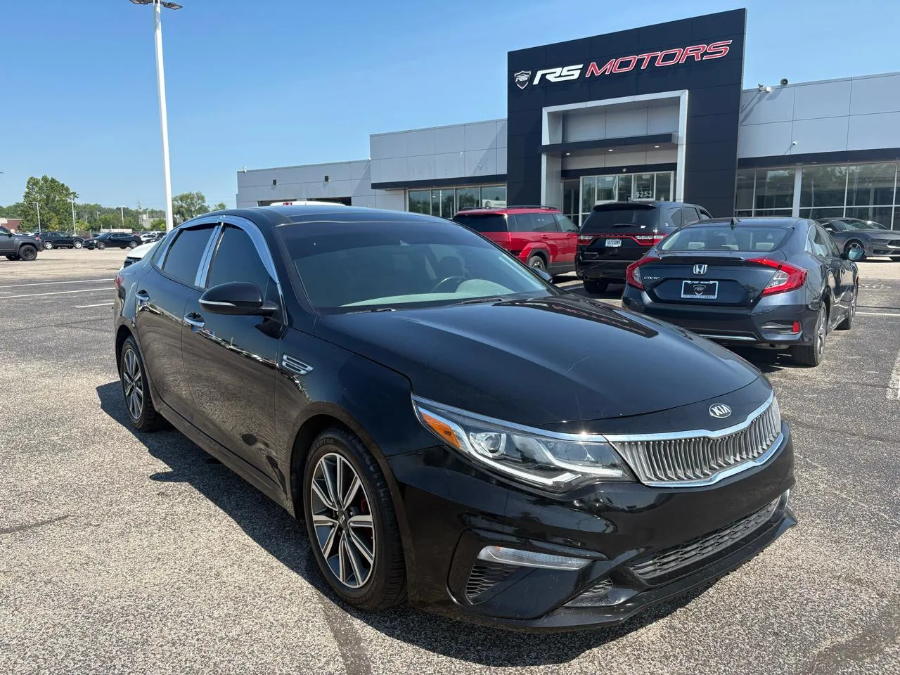 Black 2019 Kia Optima LX for sale in Indianapolis, IN