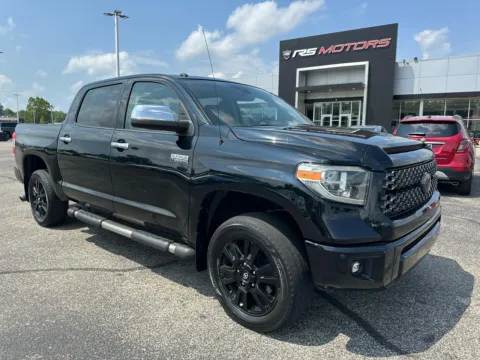 Black 2018 Toyota Tundra Platinum CrewMax 5.7L 4WD for sale in Indianapolis, IN