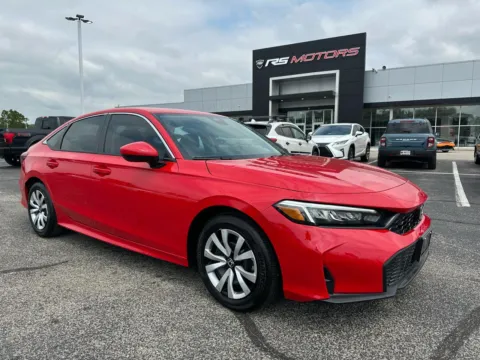Red 2026 Honda Civic LX Sedan CVT for sale in Indianapolis, IN