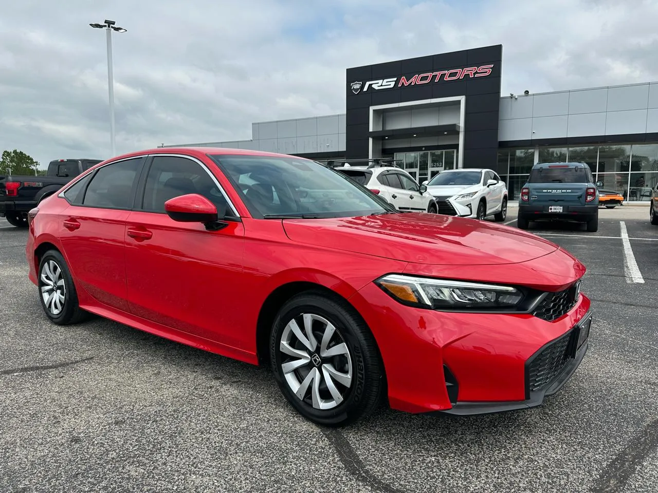 Red 2026 Honda Civic LX Sedan CVT for sale in Indianapolis, IN
