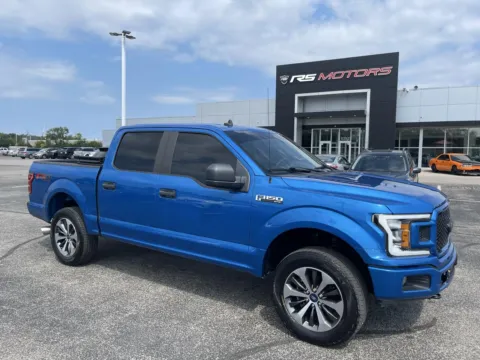 Blue 2020 Ford F-150 XL SuperCrew 4WD for sale in Indianapolis, IN
