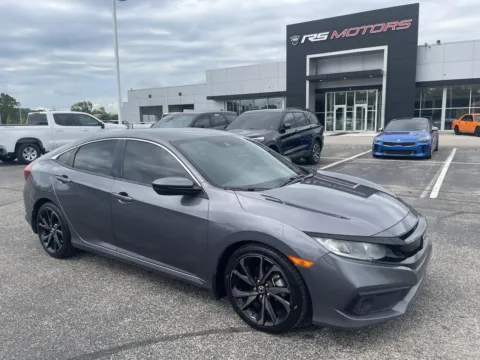Gray 2019 Honda Civic Sport CVT for sale in Indianapolis, IN