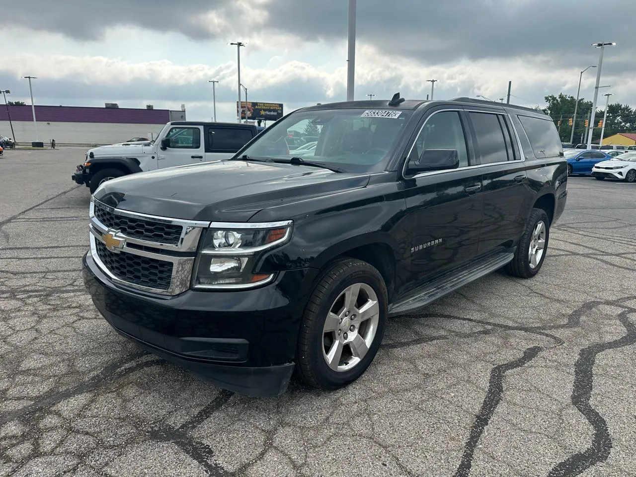Black 2016 Chevrolet Suburban LT 2WD for sale in Indianapolis, IN