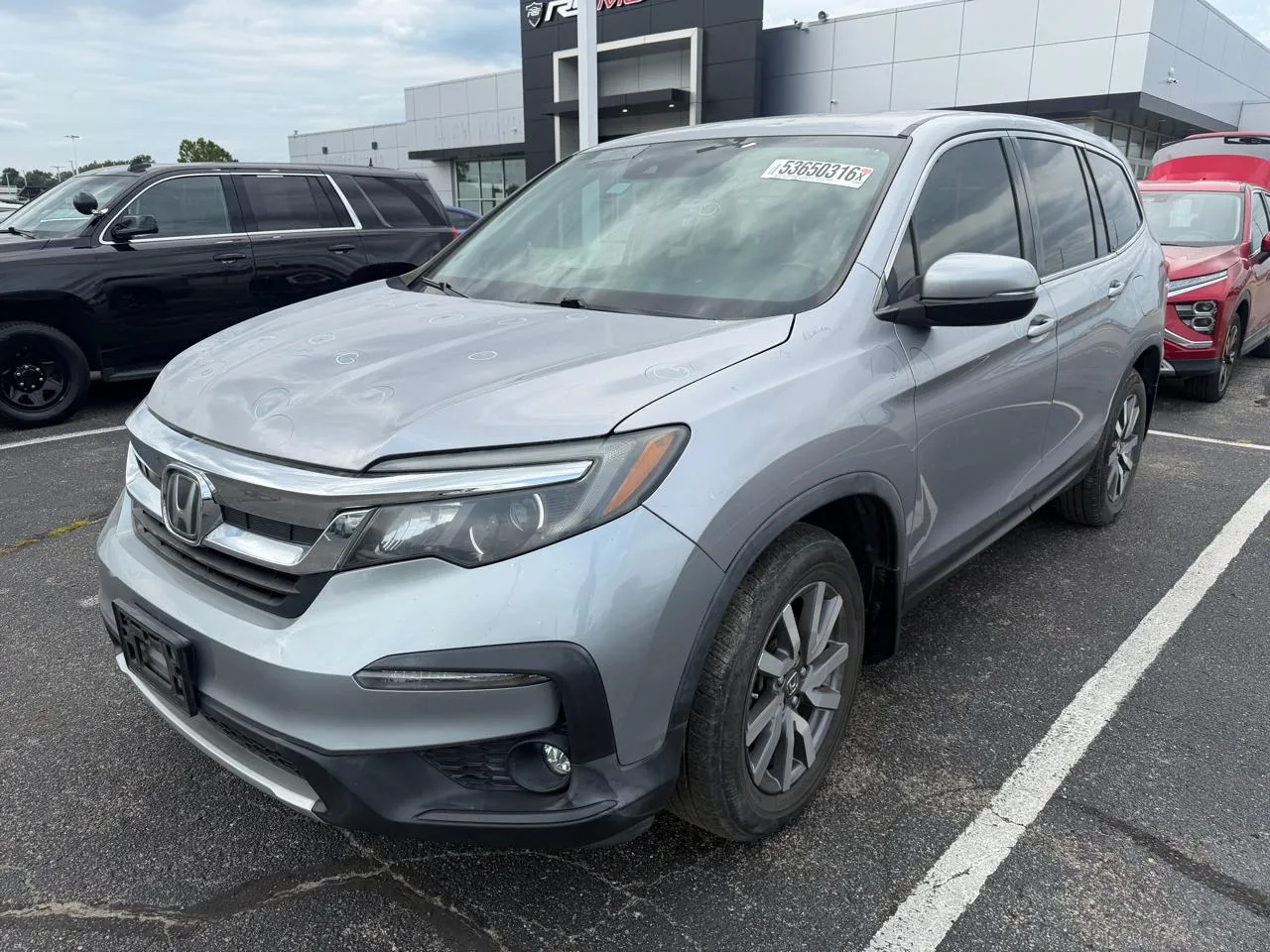 Silver 2021 Honda Pilot EXL 2WD for sale in Indianapolis, IN