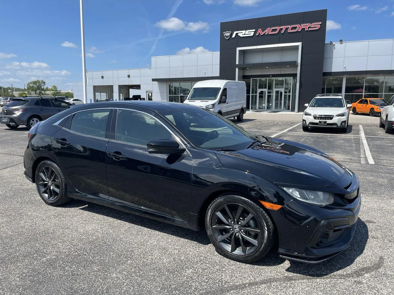 Black 2020 Honda Civic EX for sale in Indianapolis, IN
