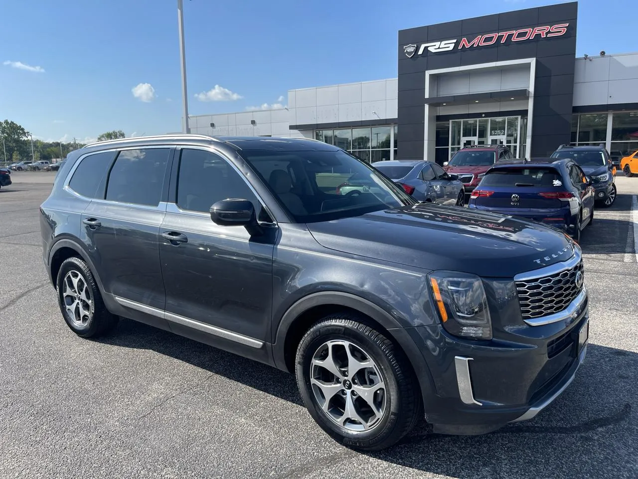 Gray 2021 Kia Telluride EX for sale in Indianapolis, IN