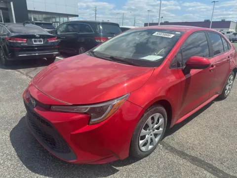 Red 2021 Toyota Corolla LE for sale in Indianapolis, IN