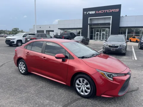 Red 2021 Toyota Corolla LE for sale in Indianapolis, IN