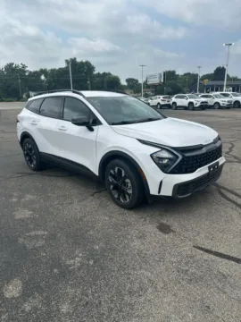 White 2023 Kia Sportage X Line AWD for sale in Indianapolis, IN