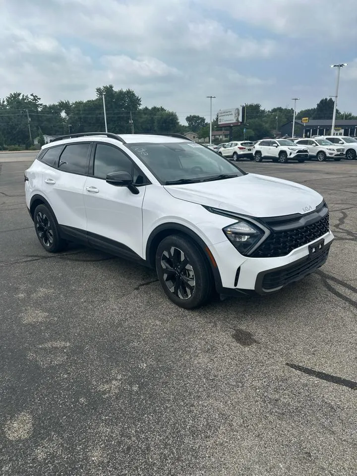 White 2023 Kia Sportage X Line AWD for sale in Indianapolis, IN