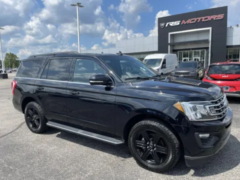Black 2021 Ford Expedition XLT 4WD for sale in Indianapolis, IN