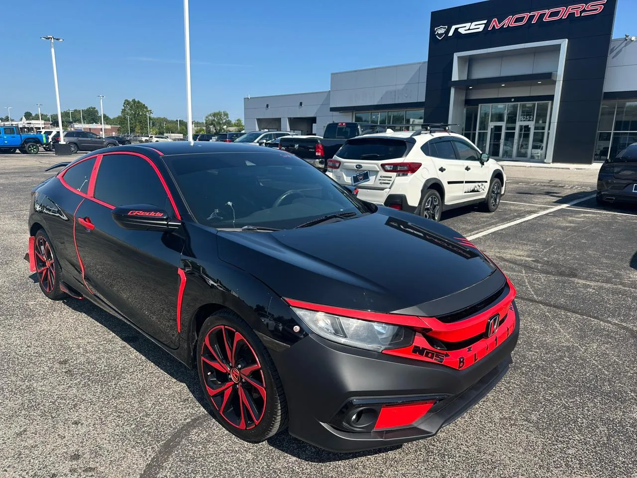 Black 2019 Honda Civic Sport Coupe 6M for sale in Indianapolis, IN