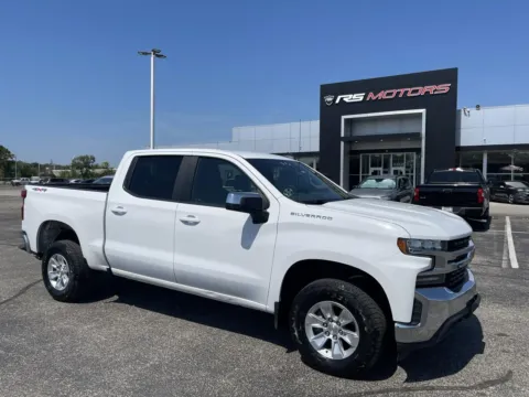White 2019 Chevrolet Silverado 1500 LT Crew Cab 4WD for sale in Indianapolis, IN