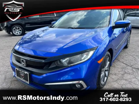 Blue 2020 Honda Civic EX for sale in Indianapolis, IN