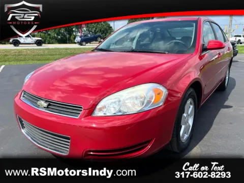 Red 2008 Chevrolet Impala LT for sale in Indianapolis, IN