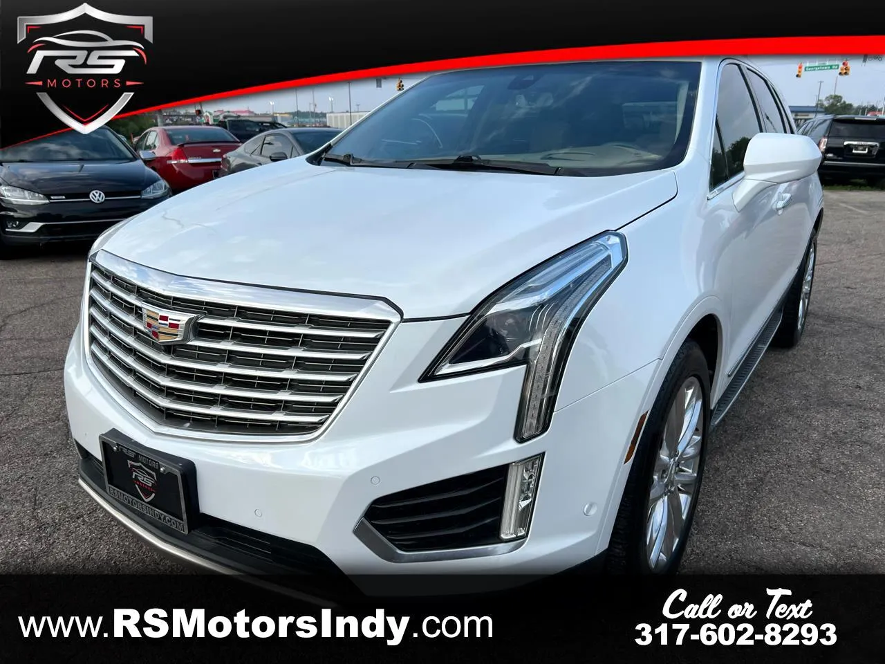 White 2017 Cadillac XT5 Platinum for sale in Indianapolis, IN
