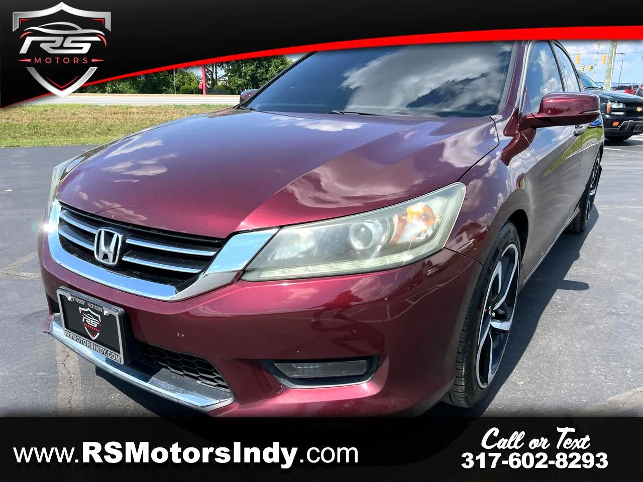 Red 2014 Honda Accord EX-L for sale in Indianapolis, IN