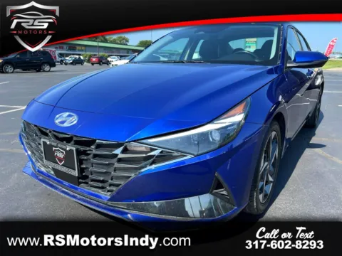 Blue 2021 Hyundai Elantra Limited for sale in Indianapolis, IN