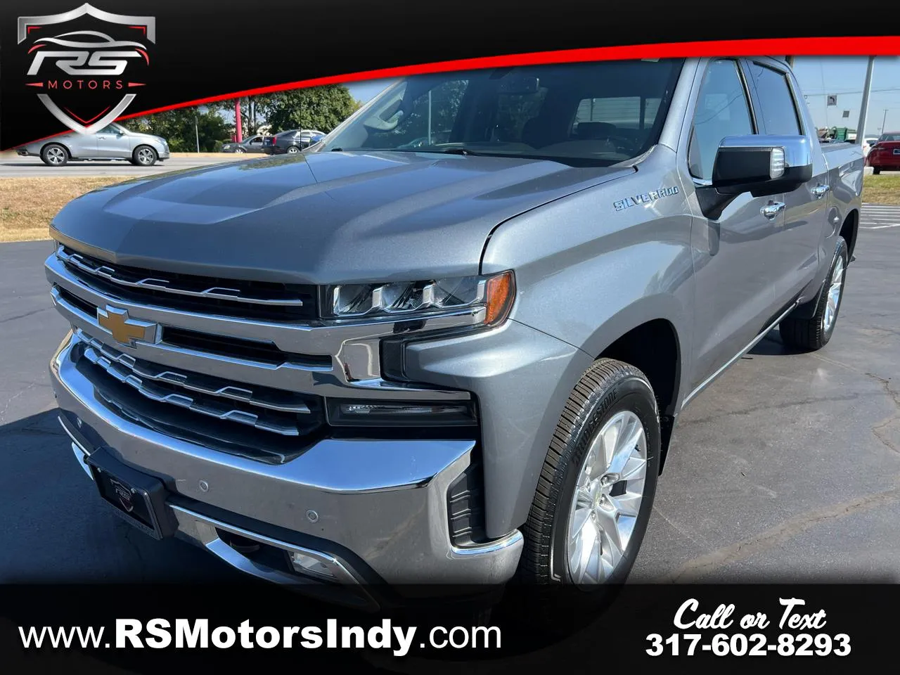 Gray 2020 Chevrolet Silverado 1500 LTZ for sale in Indianapolis, IN