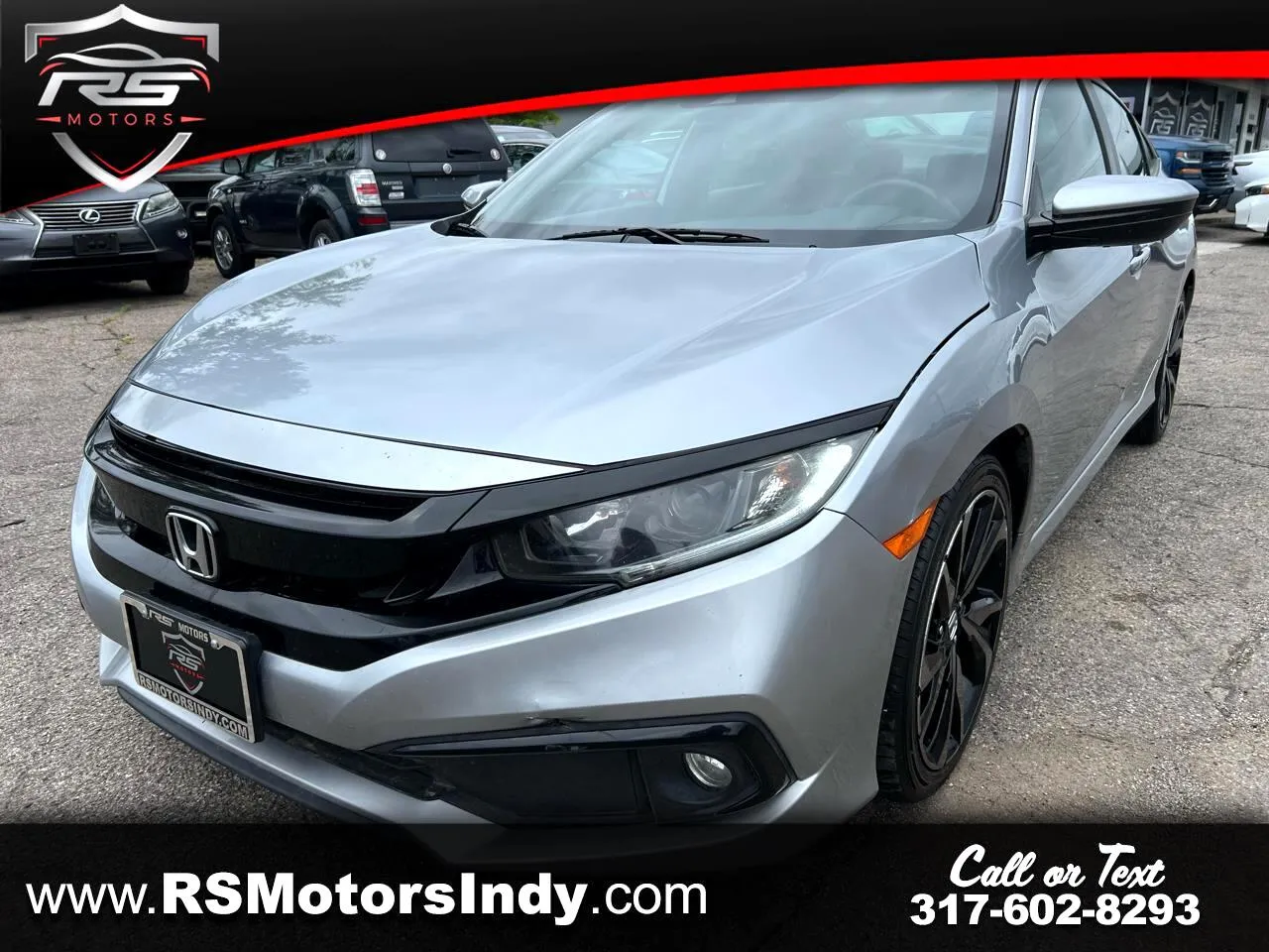 Silver 2021 Honda Civic Sport for sale in Indianapolis, IN